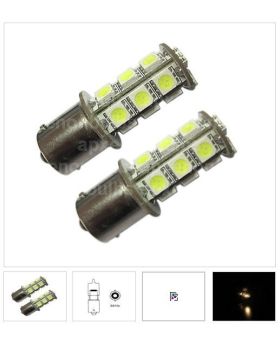 2xLED117 - 1156-18SMD 5050 BA15S 12V White