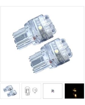 2xLED123 - T20-15LED 7440 12V White