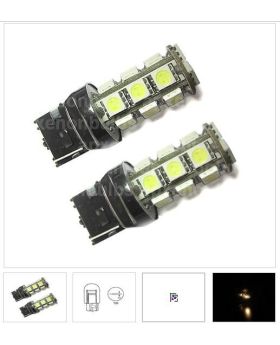2xLED126 - T20-18SMD 5050 7440 12V White