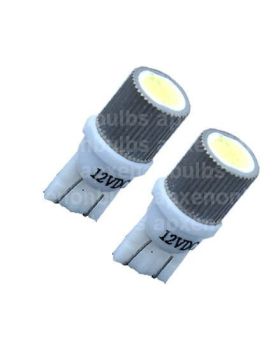 2xLED38 - T10-6 Chips 12V White