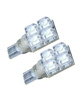 2xLED40 - T10-4Flux 1 Side 12V White