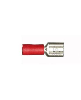 Red Female Spade 6.3mm Terminals