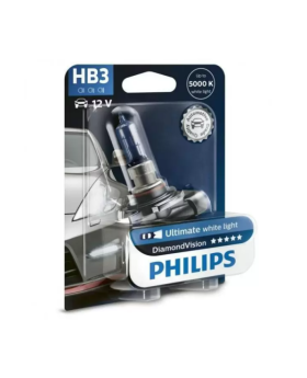 HB3 / 9005 Philips Diamond Vision 5000K Upgrade Headlight Bulbs (pair) 12v 55w