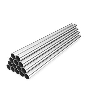 Alloy Polished Pipe - Aluminium Tube 1 Metre Length - 8mm OD