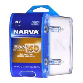 Narva 48386BL2 H7 12V 55W PLUS150 Halogen Headlight Globes