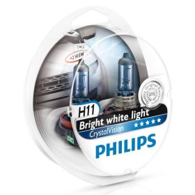 H7 Philips Crystal Vision Upgrade Headlight Bulbs (pair) 12v 55w