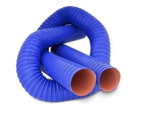 51mm Blue Silicone 2 Ply Air Ducting - Air Intake Hose / Brake Duct - 1 Metre