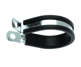 Stainless Steel & Rubber P Clips 16mm