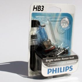 HB3 / 9005 Philips Crystal Vision 4300K Upgrade Headlight Bulbs (pair) 12v 65w