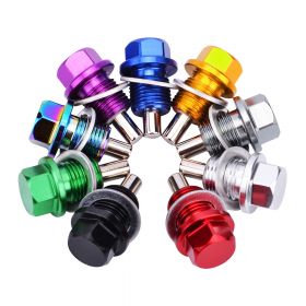 Red Magnetic Sump Plug M14x1.5mm